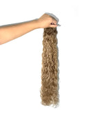Caramel Latte #6N/9C Wavy/Curly Genius Weft Hair Extensions — Stina Hair Co.