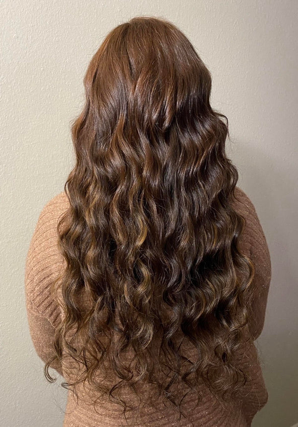 Client hair extension transformation — Stina Hair Co.