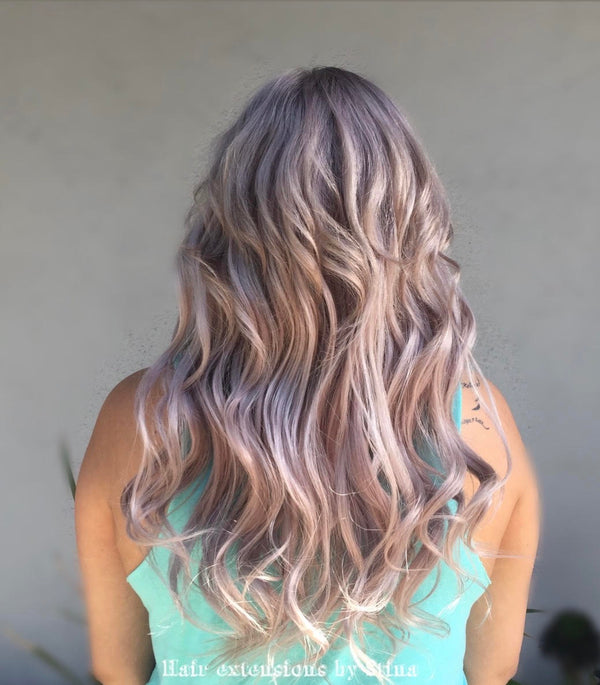 Client hair extension transformation — Stina Hair Co.