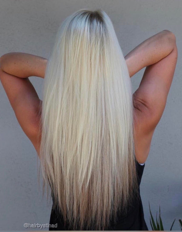 Client hair extension transformation — Stina Hair Co.