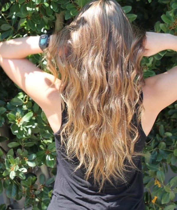 Client hair extension transformation — Stina Hair Co.