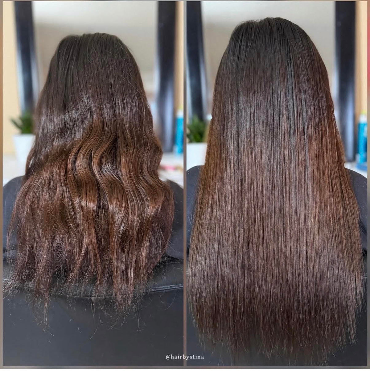 Client hair extension transformation — Stina Hair Co.