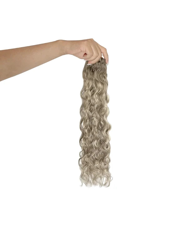 Balay Ash Wavy/Curly Genius Weft Hair Extensions — Stina Hair Co.