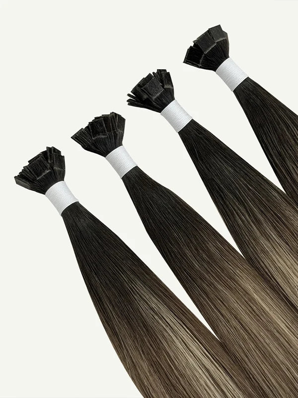 Brunette Honey #U24 Keratin Flat Tip Hair Extensions — Stina Hair Co.
