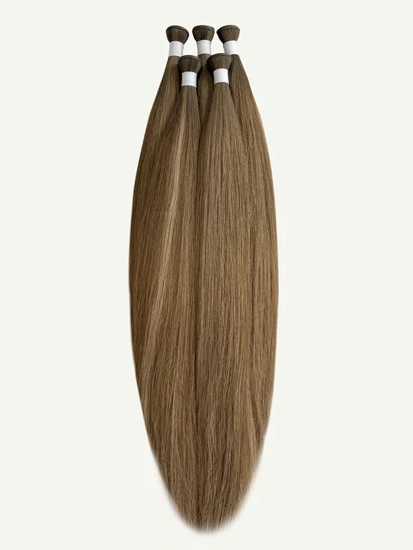 Caramel Latte #6N/9C Genius Weft Hair Extensions — Stina Hair Co.