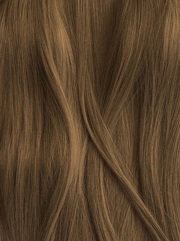 Chestnut Brown #6N Wavy/Curly Genius Weft Hair Extensions — Stina Hair Co.