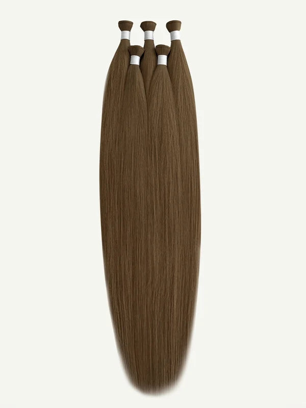 Chestnut Brown #6N Genius Weft Hair Extensions — Stina Hair Co.
