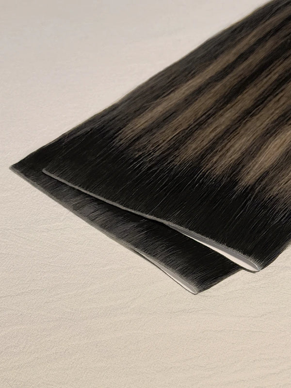 Chocolate Almond #B25 hair extensions — Stina Hair Co.