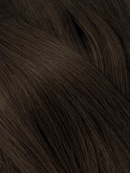 Dark Brown #2 Invisible Tape-In Weft Hair Extensions — Stina Hair Co.