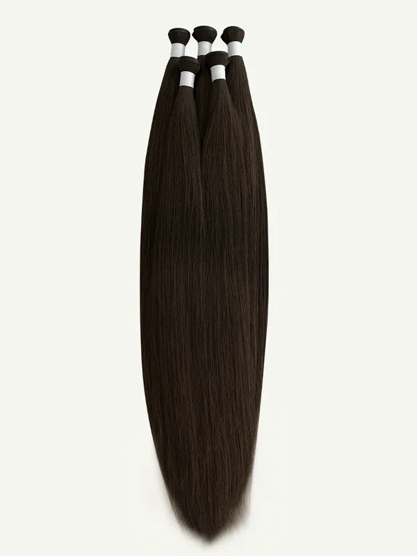 Dark Brown #2 Genius Weft Hair Extensions — Stina Hair Co.