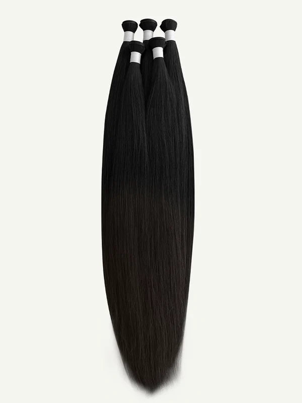 Jet Black #1 Genius Weft Hair Extensions — Stina Hair Co.