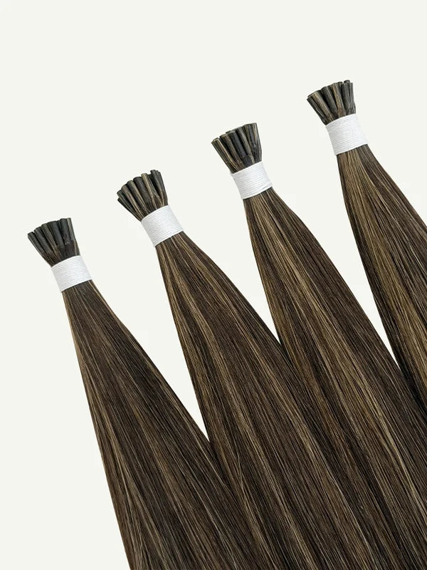 Mocha Cookie #P226 I-Tip Hair Extensions — Stina Hair Co.