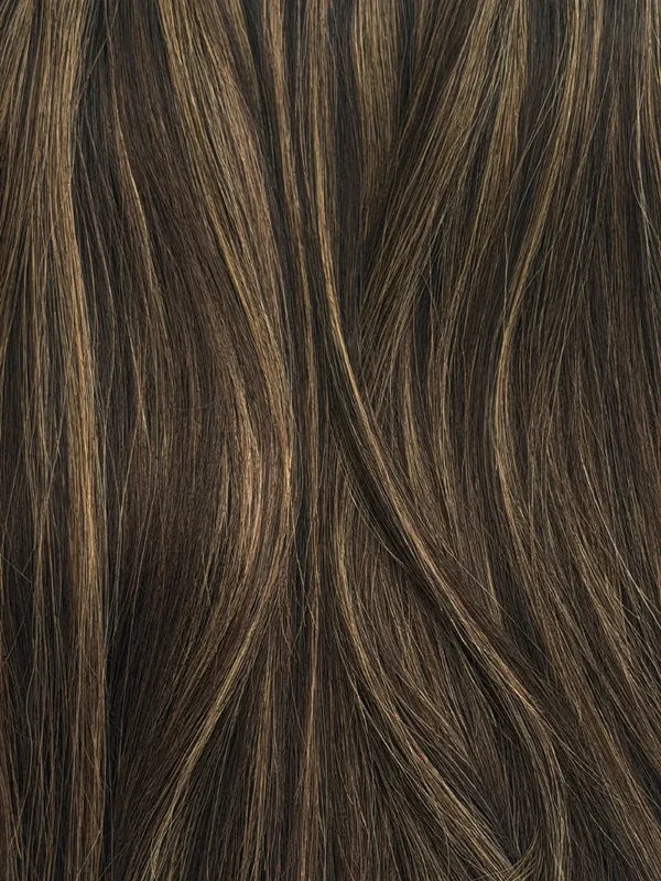 Mocha Cookie #P226 Wavy/Curly Genius Weft Hair Extensions — Stina Hair Co.