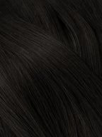 Soft Black #1B Wavy/Curly Keratin Flat Tip Hair Extensions — Stina Hair Co.