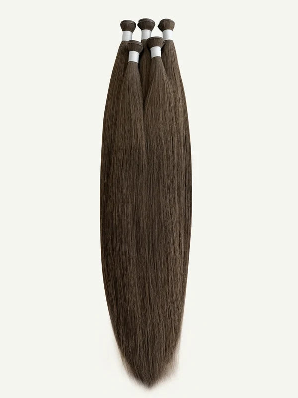 Smoke Brown #5 Genius Weft Hair Extensions — Stina Hair Co.
