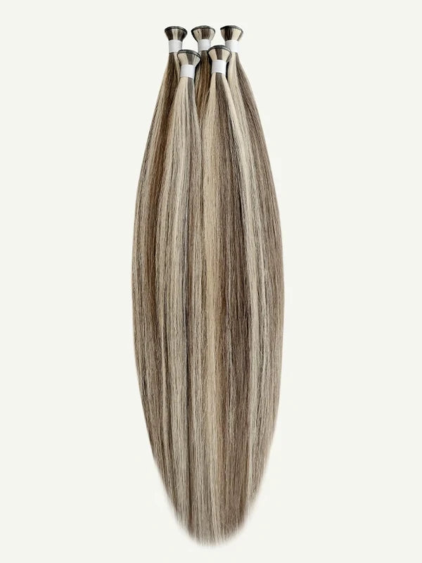 Smoke Platinum #P5/80 Genius Weft Hair Extensions — Stina Hair Co.