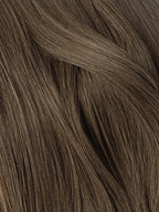 Smoke Brown #5 Wavy/Curly Keratin Flat Tip Hair Extensions — Stina Hair Co.