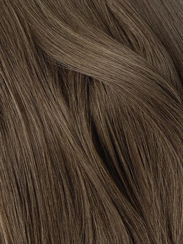 Smoke Brown #5 Wavy/Curly Genius Weft Hair Extensions — Stina Hair Co.