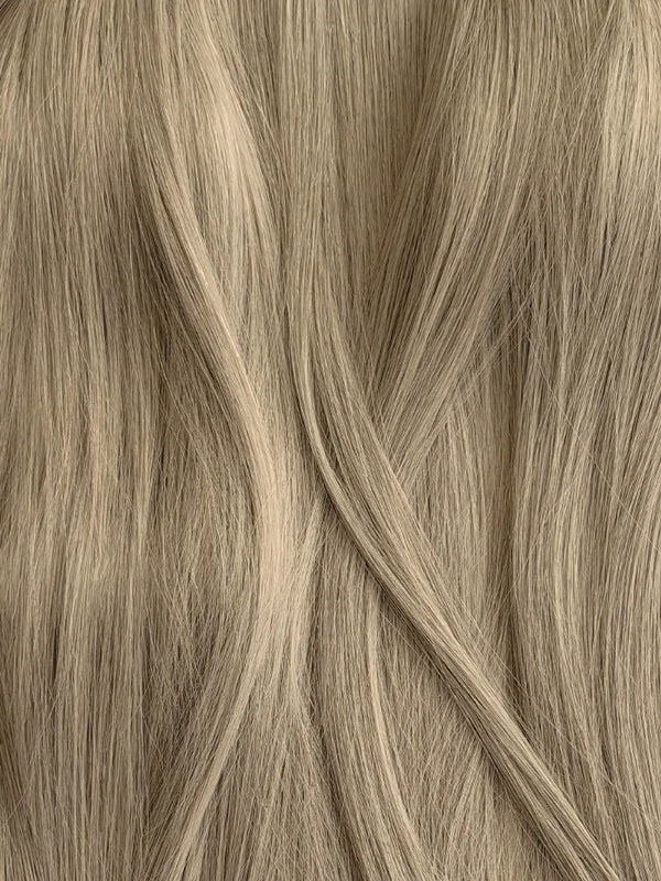 Beige Blonde #9D Wavy/Curly Keratin Flat Tip Hair Extensions — Stina Hair Co.