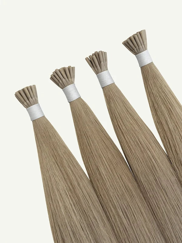Beige Blonde #9D I-Tip Hair Extensions — Stina Hair Co.