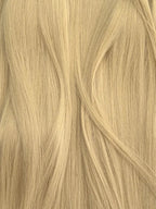 Sunshine Blonde #613N Wavy/Curly Keratin Flat Tip Hair Extensions — Stina Hair Co.