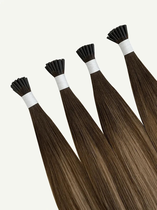 Toffee Melt #RC248 I-Tip Hair Extensions — Stina Hair Co.