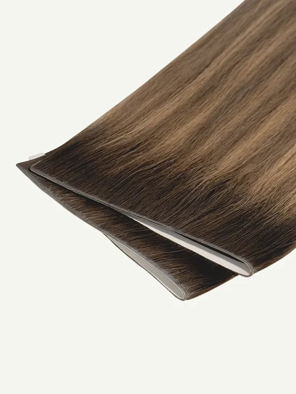 Toffee Melt #RC248 Invisible Tape-In Weft Hair Extensions — Stina Hair Co.