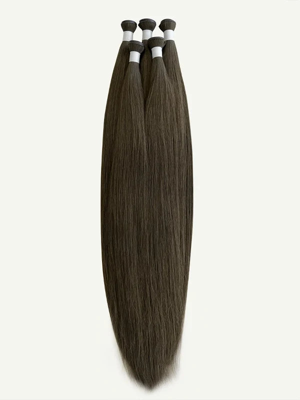 Walnut Brown #3 Genius Weft Hair Extensions — Stina Hair Co.