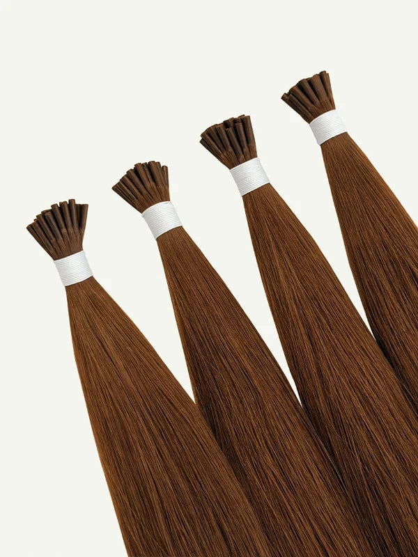 Warm Copper #33 I-Tip Hair Extensions — Stina Hair Co.