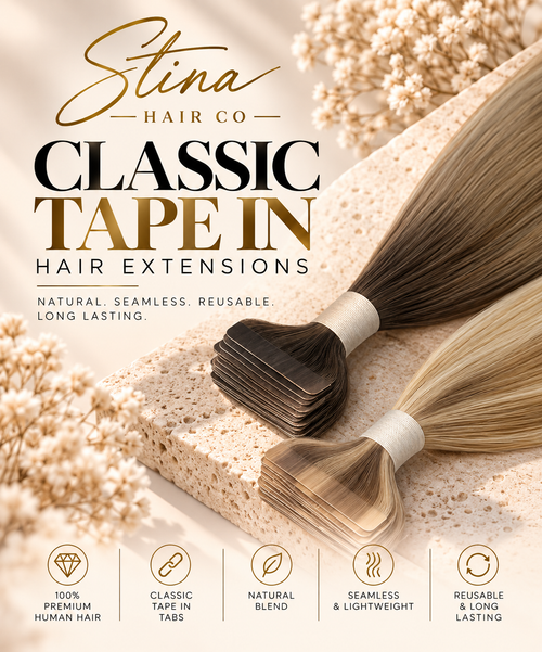 Classic Tape-In Hair Extensions — Stina Hair Co. product cover