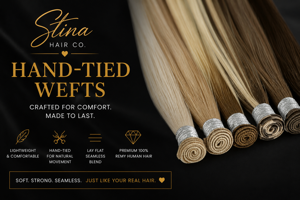 Hand Tied Weft Hair Extensions