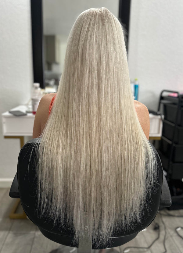 Client hair extension transformation — Stina Hair Co.